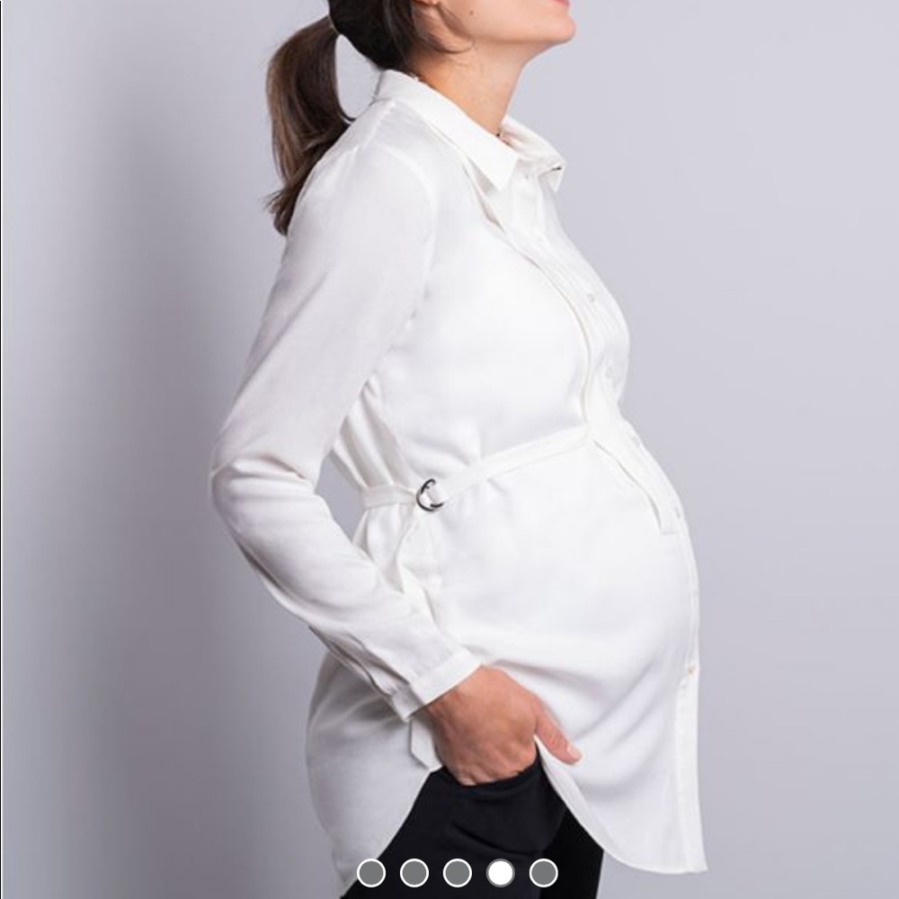 Seraphine maternity dress shirt